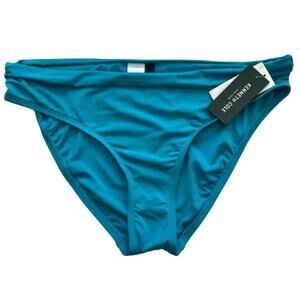KENNETH COLE NWT Teal Blue Bikini Bottoms - Large